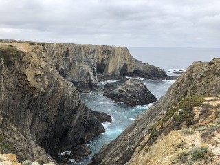 Fototapeta na wymiar Steilküste in Portugal