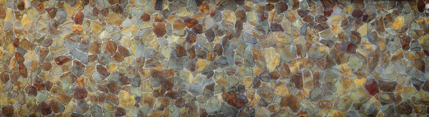 Stone wall, panorama, high resolution. Texture