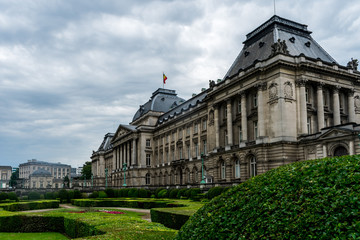 Fototapeta na wymiar The grand palace in Brussels, Belgium, beautiful old building