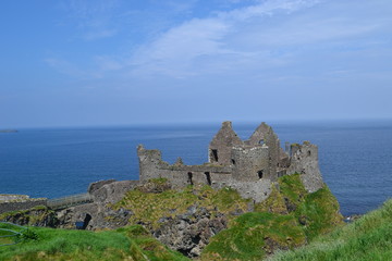 Fototapeta na wymiar Dunluce Castle Ruins - Northern Ireland Causeway