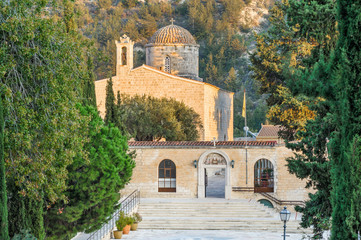 Fototapeta na wymiar Saint Neophyte Monastery, Paphos, Cyprus