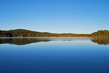 Reflection on Lake McKenzie