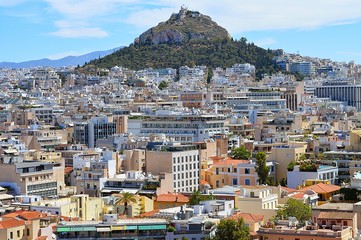 Cityscape of Athens, Greece