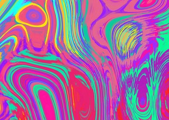 vivid colorful happy paint like illustration abstract background