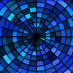 Naklejka premium abstract vector stained-glass mosaic background