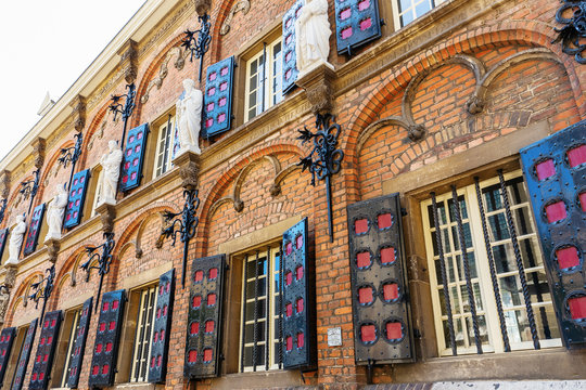 historical building of the Latin School in Nijmegen, Netherlands