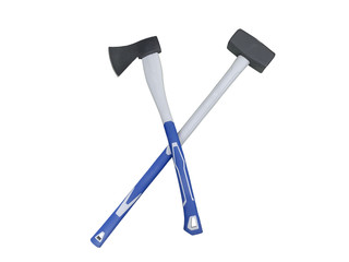 Axe and sledge hammer.