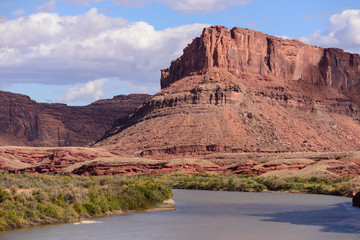 Red Rock Formations Near Canyonlands National Park, Utah.