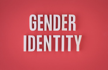 Gender Identity sign lettering