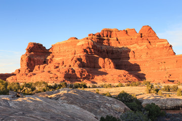 Fototapeta premium Red Rock Formations Near Canyonlands National Park, Utah.