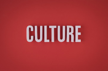 Culture sign lettering