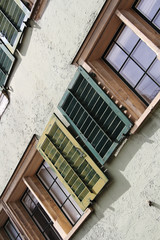 Ancient street in Zurich. Urban architecture. Switzerland.