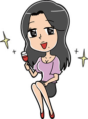 できる女のイラスト素材