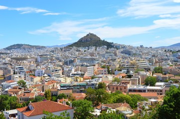Fototapeta na wymiar Aussicht über Athen
