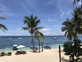 Obraz premium Alona beach, Bohol, Panglao Island, Philippines