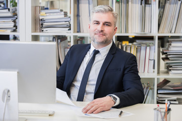 Portrait of mature business man