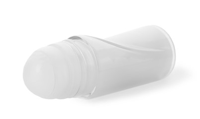 Deodorant on white background