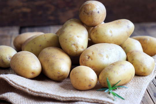 erntefrische Kartoffeln
