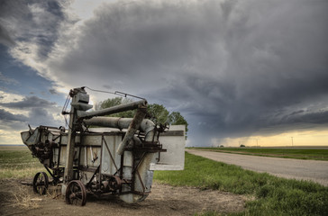 Fototapeta premium Prairie Storm Clouds Canada