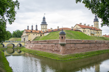 Nesvezh castle palace and castle complex architectural monument of Belarus