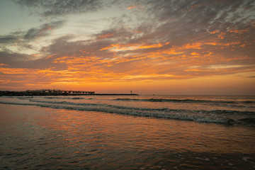 Sunrise at the jetty