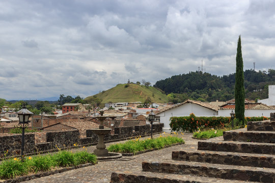 Streets of Popayan, colombia