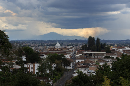 View over Popayan, colombia