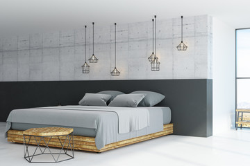 loft bedroom concept