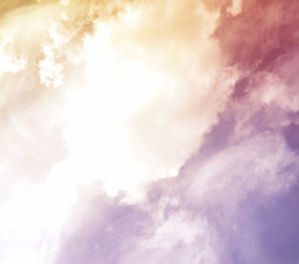 white clouds in a sky