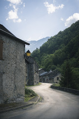 Fototapeta na wymiar Village de montagne (Salau)