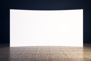 Fototapeta premium white screen board