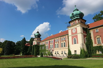 Fototapeta na wymiar View of beautiful Lancut castle, Poland