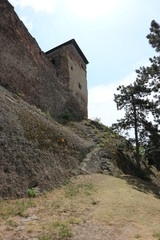 Fototapeta na wymiar View to medieval Boldogko castle tower, Hungary