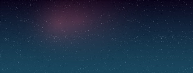 Space stars background. Light night sky vector.	