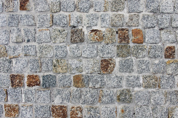 Colorful granite pavement background