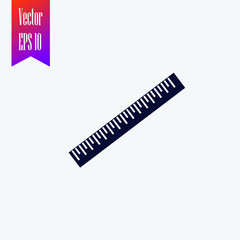ruler icon vector