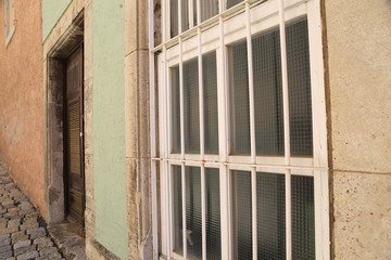 Facades of old buildings