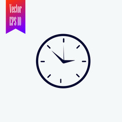 clock icon vector. time icon