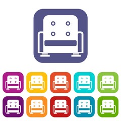 Armchair in simple style isolated on white background vector illustration