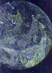 Abstract background. Abstract texture. Liquid acrylic. Fluid art. Space background. Figure with acrylic paints.