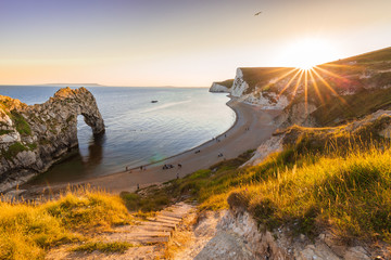A beautiful photography spot on the south west coast of England, on the jurassic coast © andrea