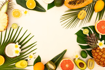 Summer diet, fresh fruits