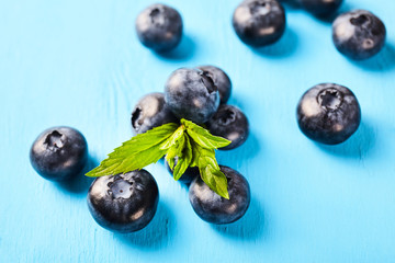 Blue berry close up