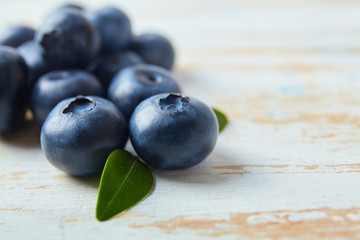 Blue berry close up
