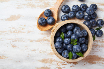 Blue berry close up