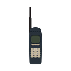 Isolated old cellphone icon