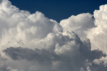 Naklejka na ściany i meble Big cumulonimbus clouds