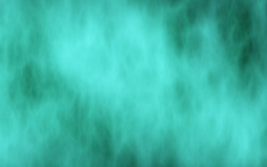 Background of abstract green color smoke. The wall of green fog. 3D illustration