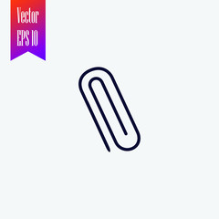 Obraz premium paper clip icon vector
