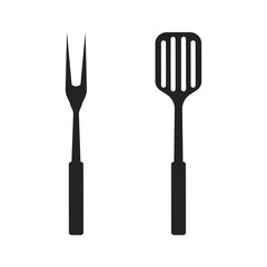 Grill tools. Vector.